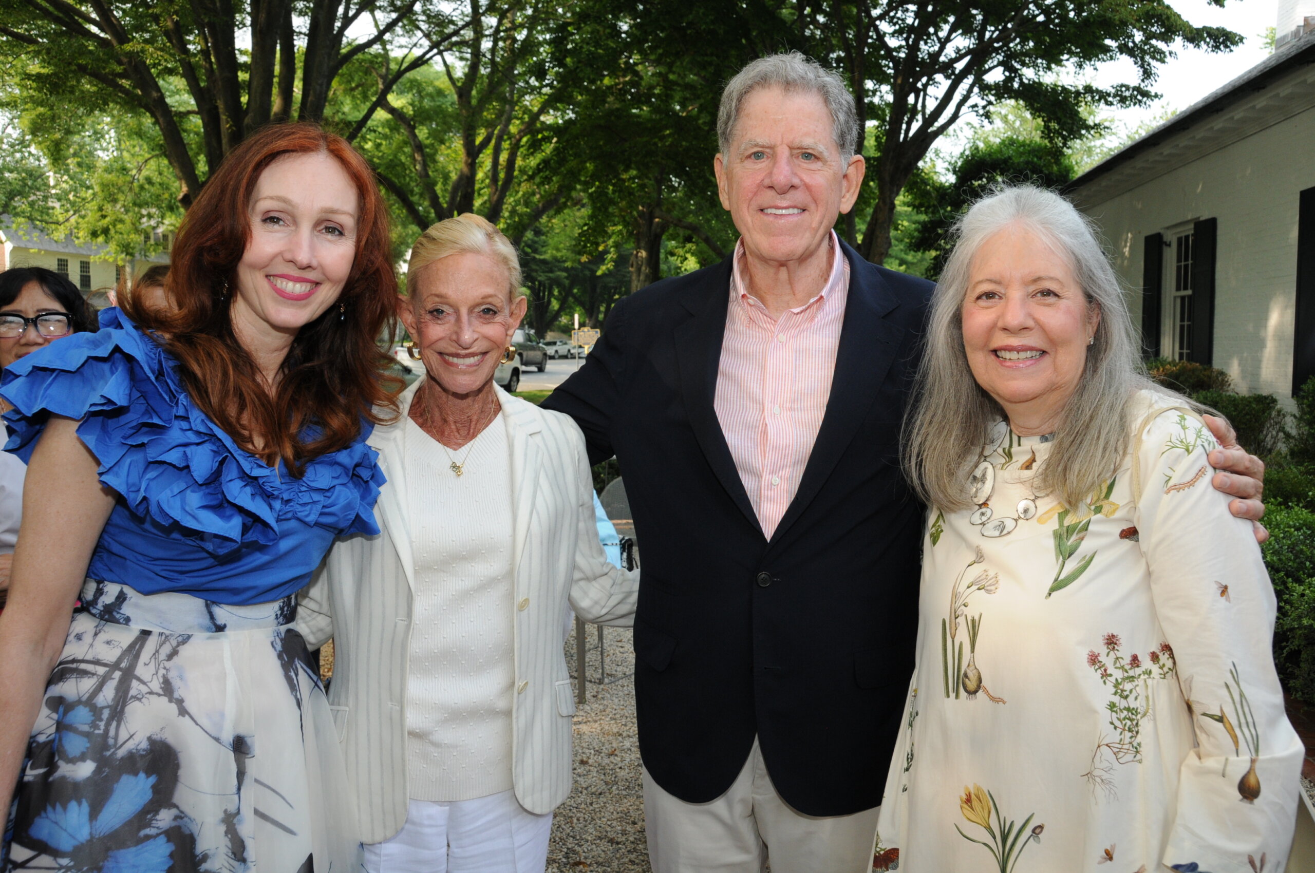 Andrea Grover, Linda Lindenbaum, Marty and Michele Cohen at Guild Hall Reopening