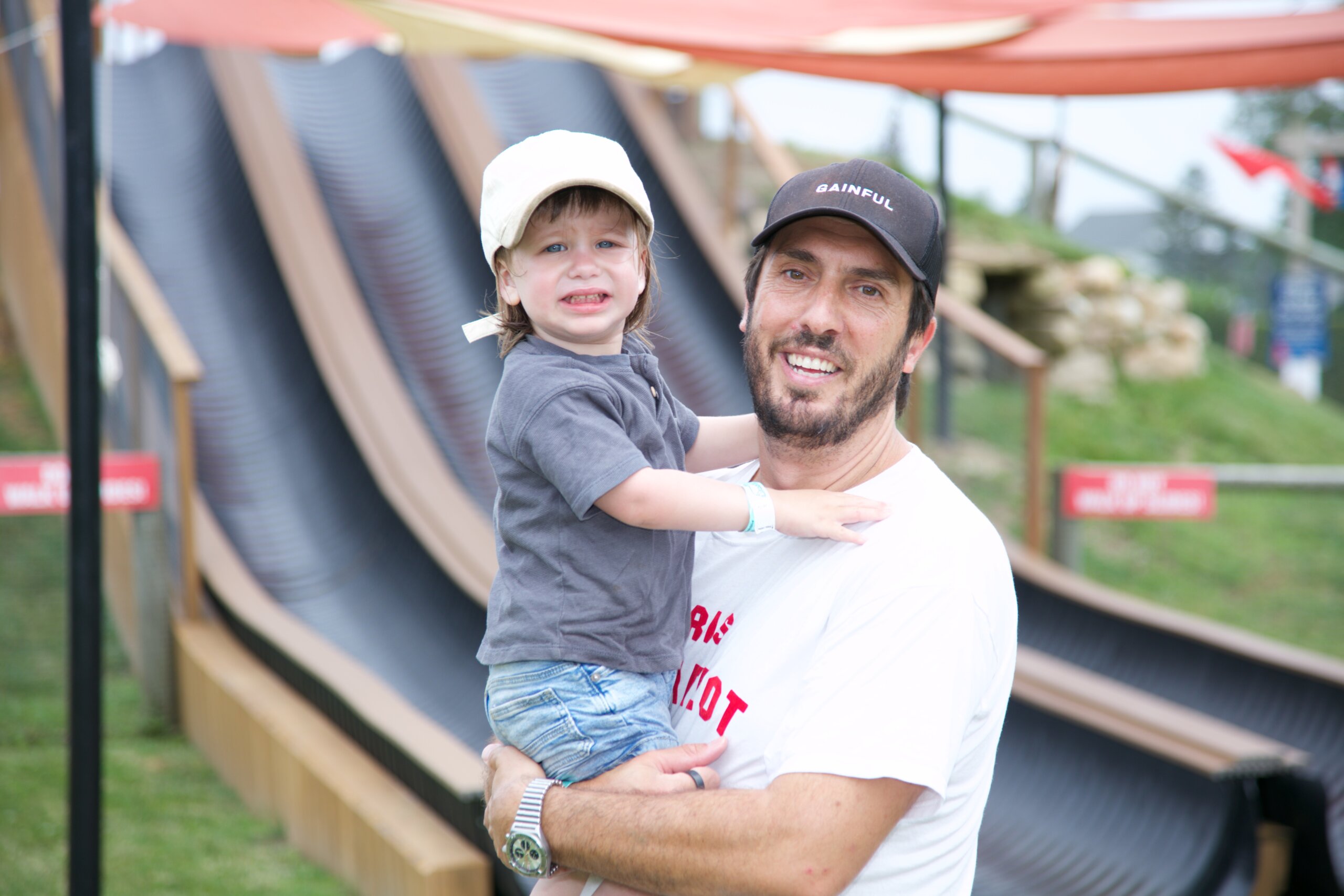 Dean, Axel at Harbes Father's Day Festival