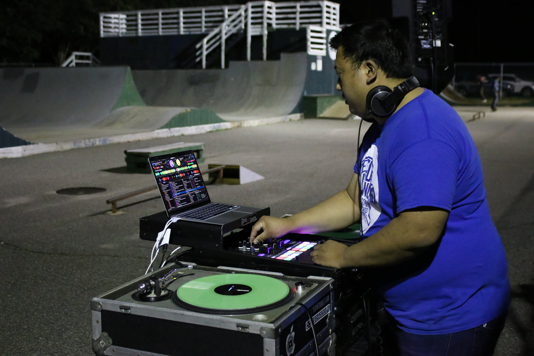 Sound system at Greenport Skate Park