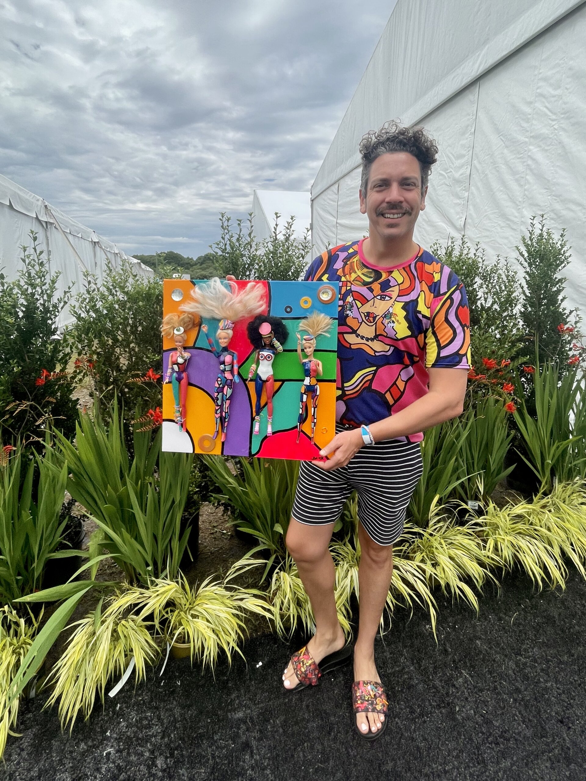 Dylan Smith back for his second day at the 2023 Hamptons Fine Art Fair