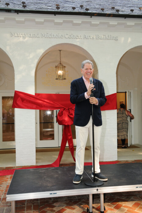 Marty Cohen at the VIP reopening reception of Guild Hall