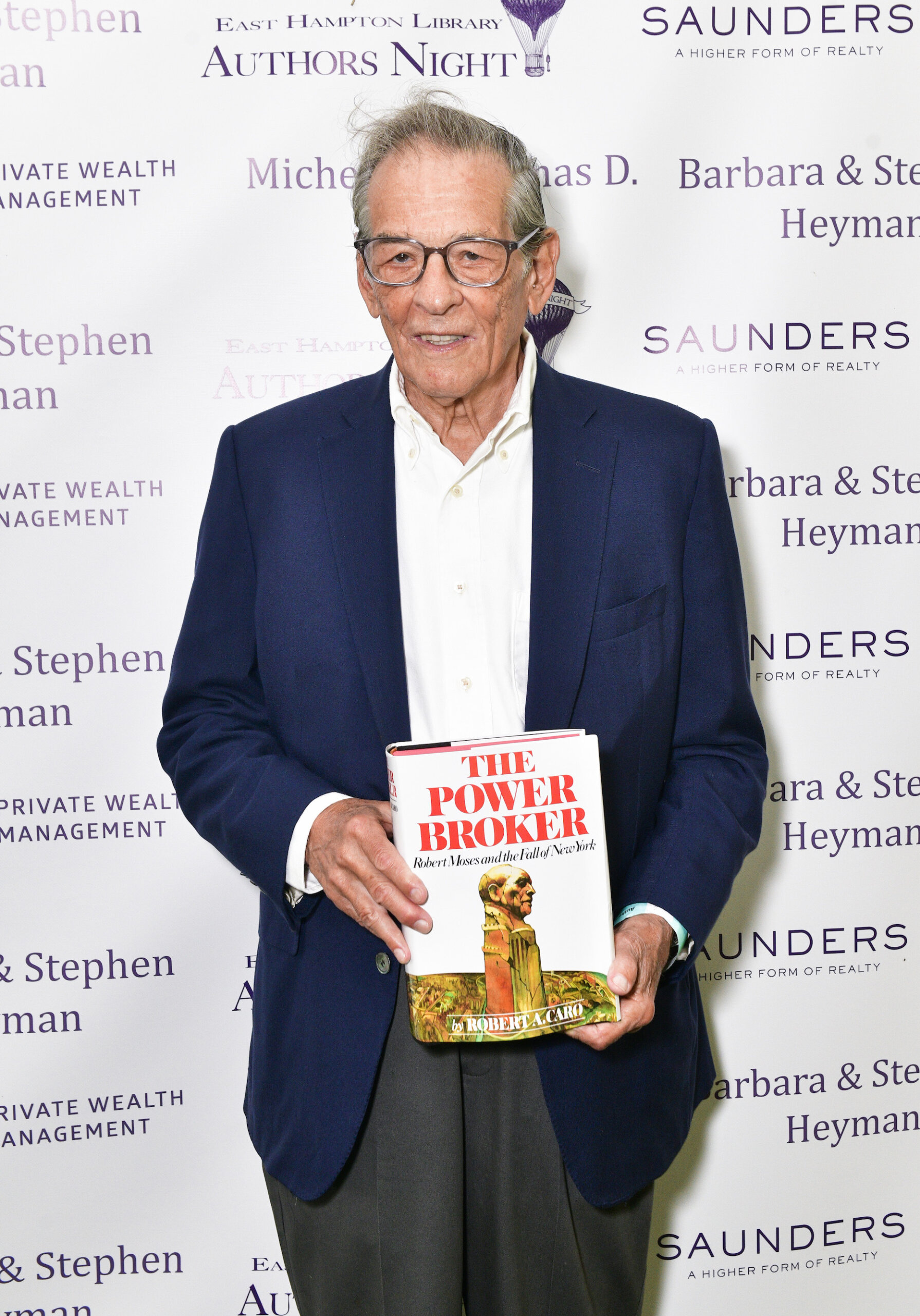 Robert Caro at East Hampton Library Authors Night 2023