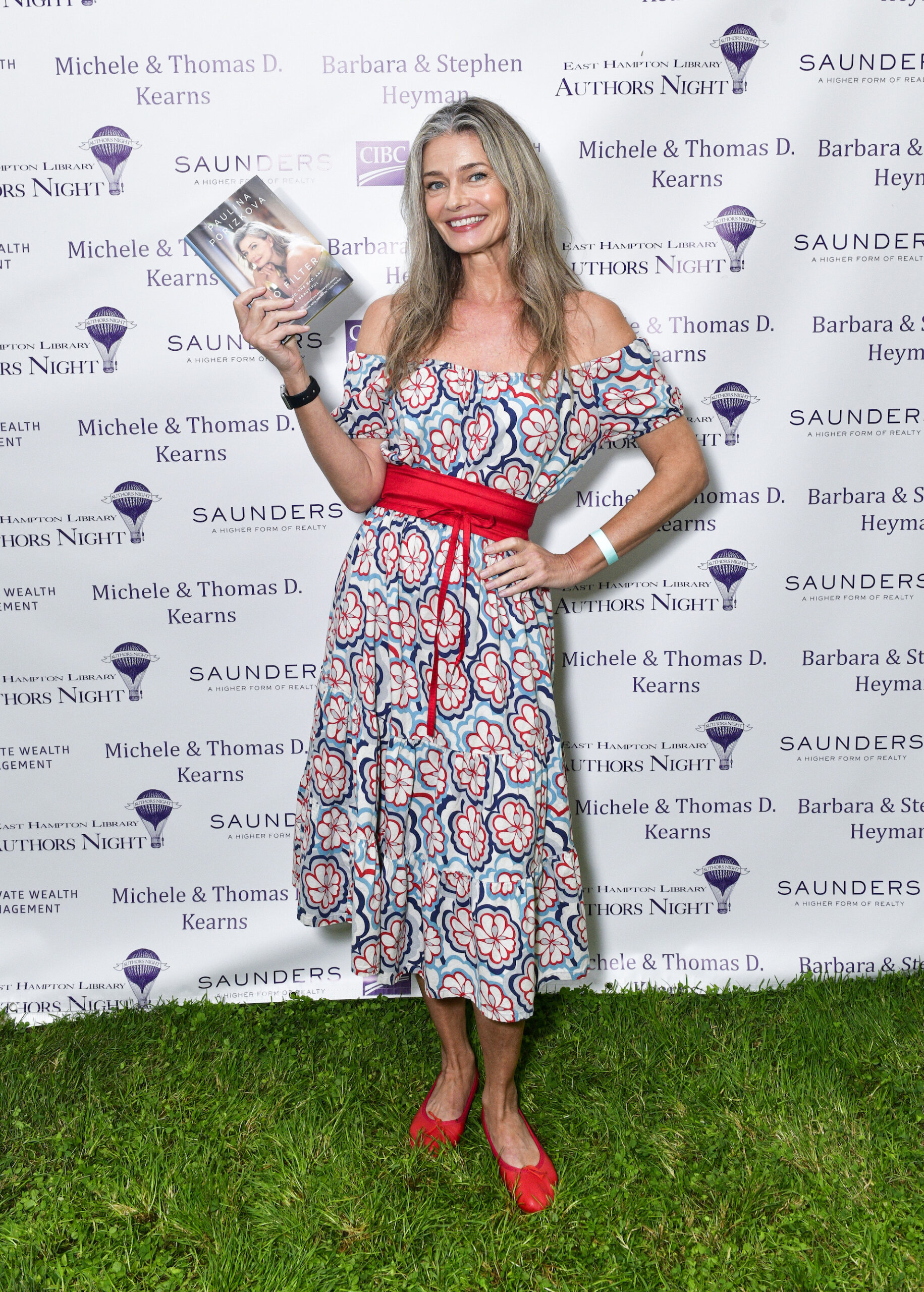 Paulina Poriskova at East Hampton Library Authors Night 2023