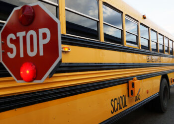 School bus stop-arm cameras automatically mail citations to drivers that pass a stopped bus.