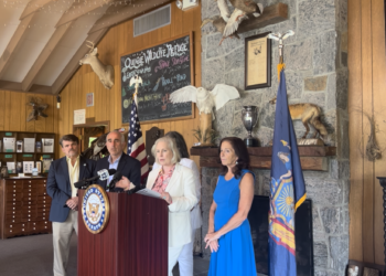 U.S. Sen. Kirsten Gillibrand was in Quogue on July 28