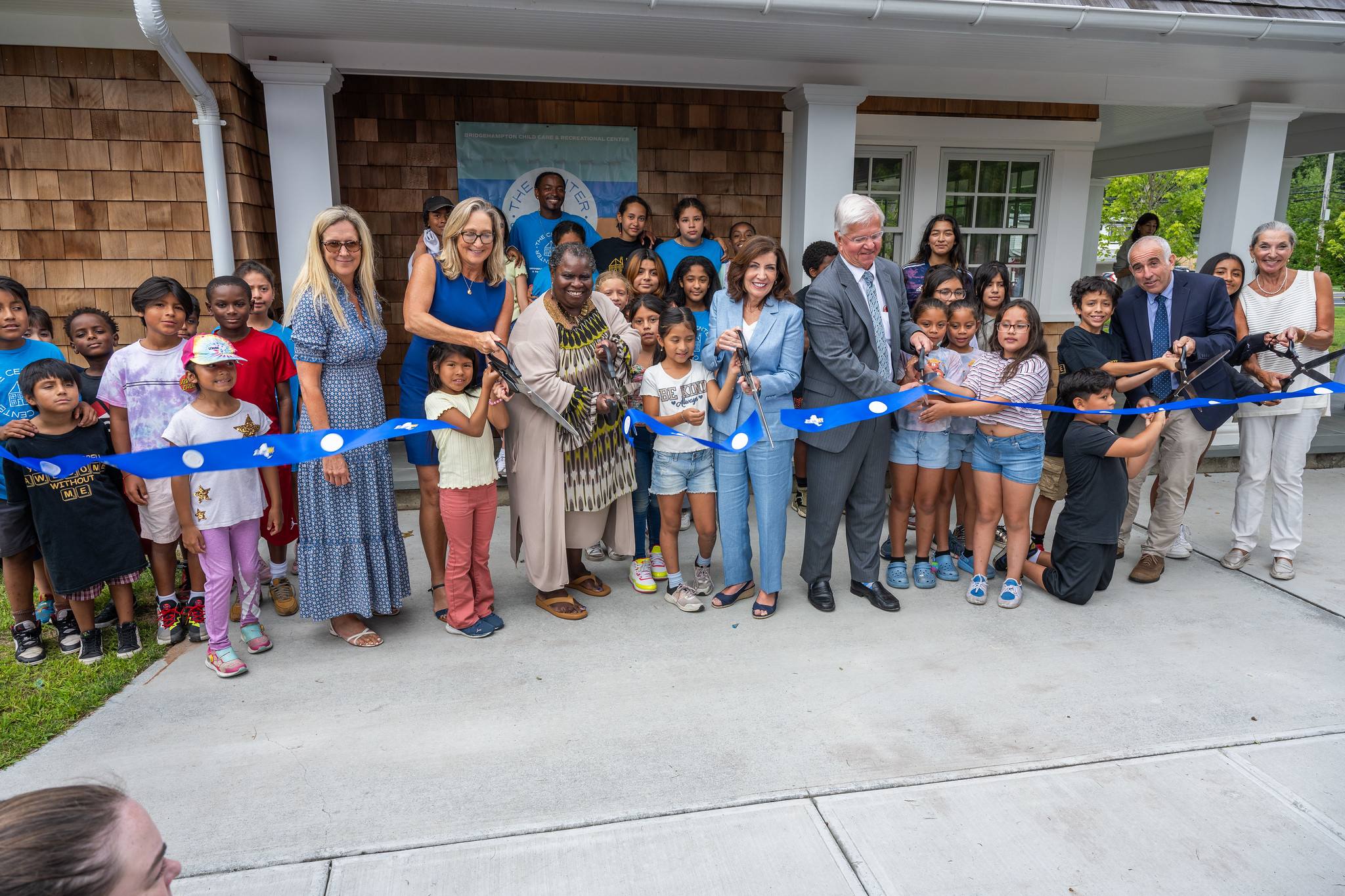 Officials celebrated the long-awaited debut of the Bridgehampton Child Care & Recreational Center’s new $3.3 million facility