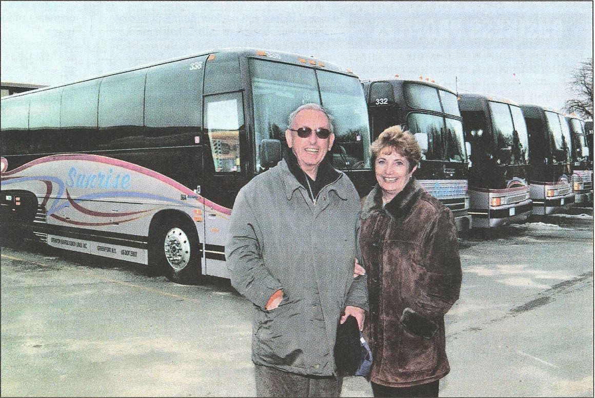 Frank and Claire Martinez of Sunrise Buses