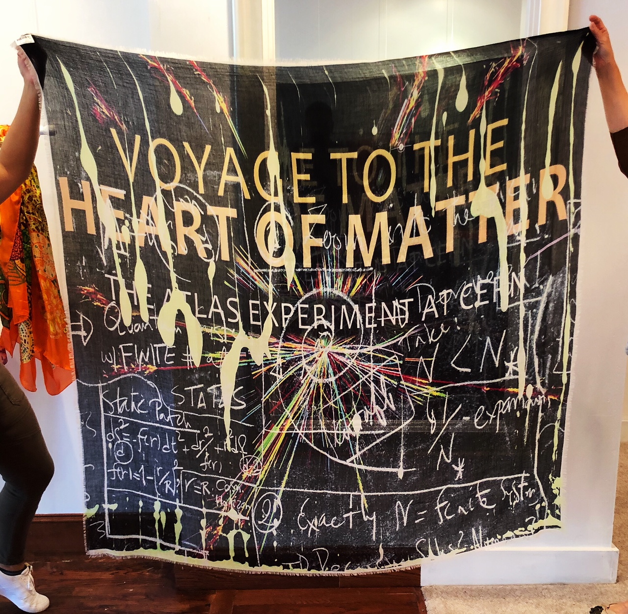 Steve Miller's "Voyage to the Heart of the Matter" scarf by James Paul Cheung Cashmere