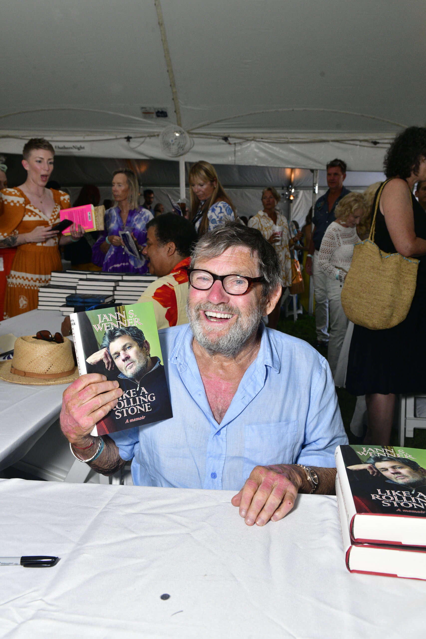Jann Wenner at East Hampton Library Authors Night 2023