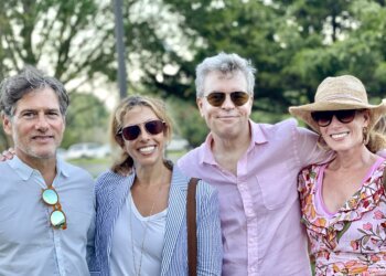 Jeff Kaplan, Amanda Green, Richard Samson, Isabel Rose at Wings Over Haiti's Benefit