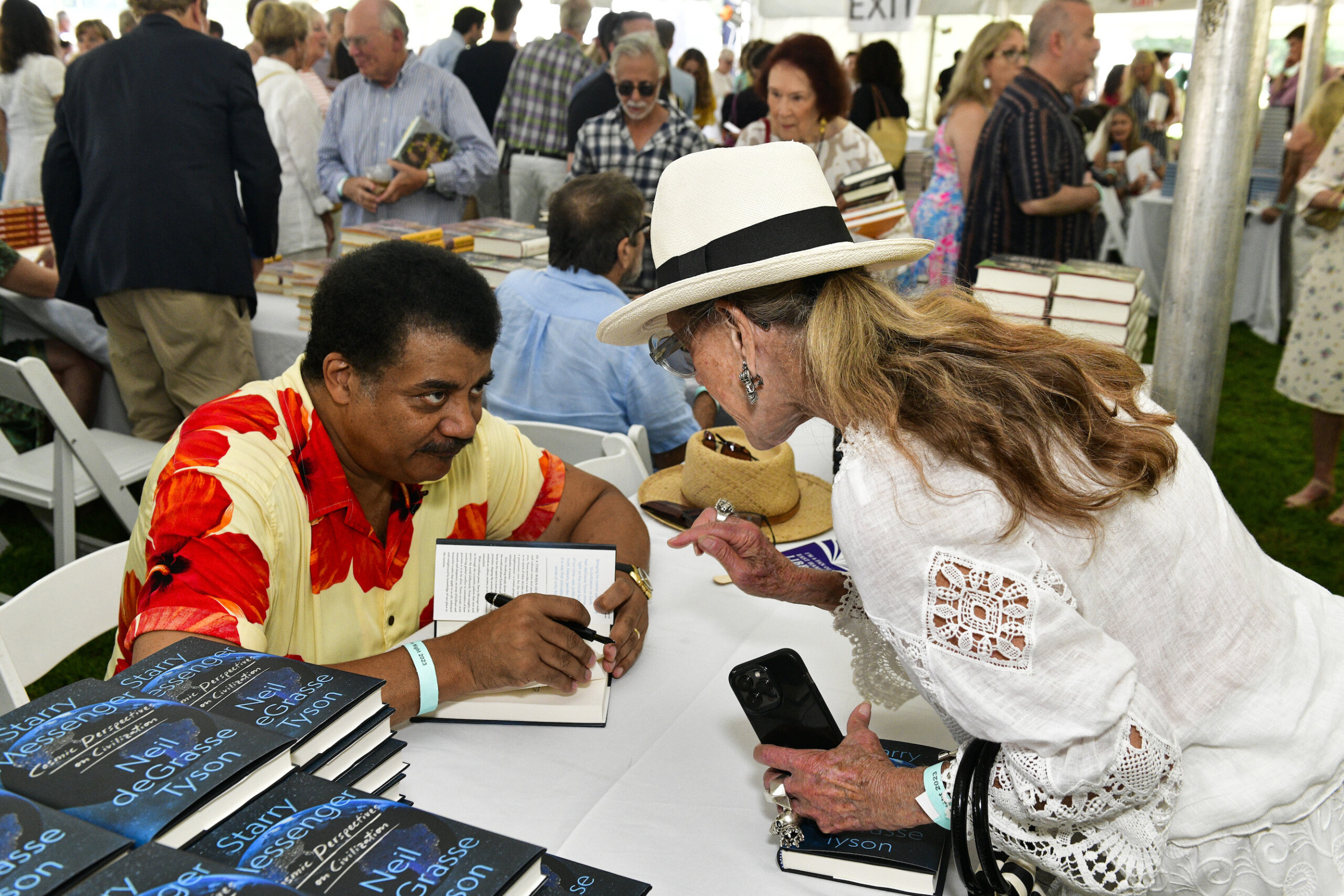 Neil deGrasse Tyson at East Hampton Library Authors Night 2023