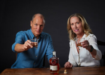 Investor Woody Harrelson and Origen founder and CEO Amy Holmwood