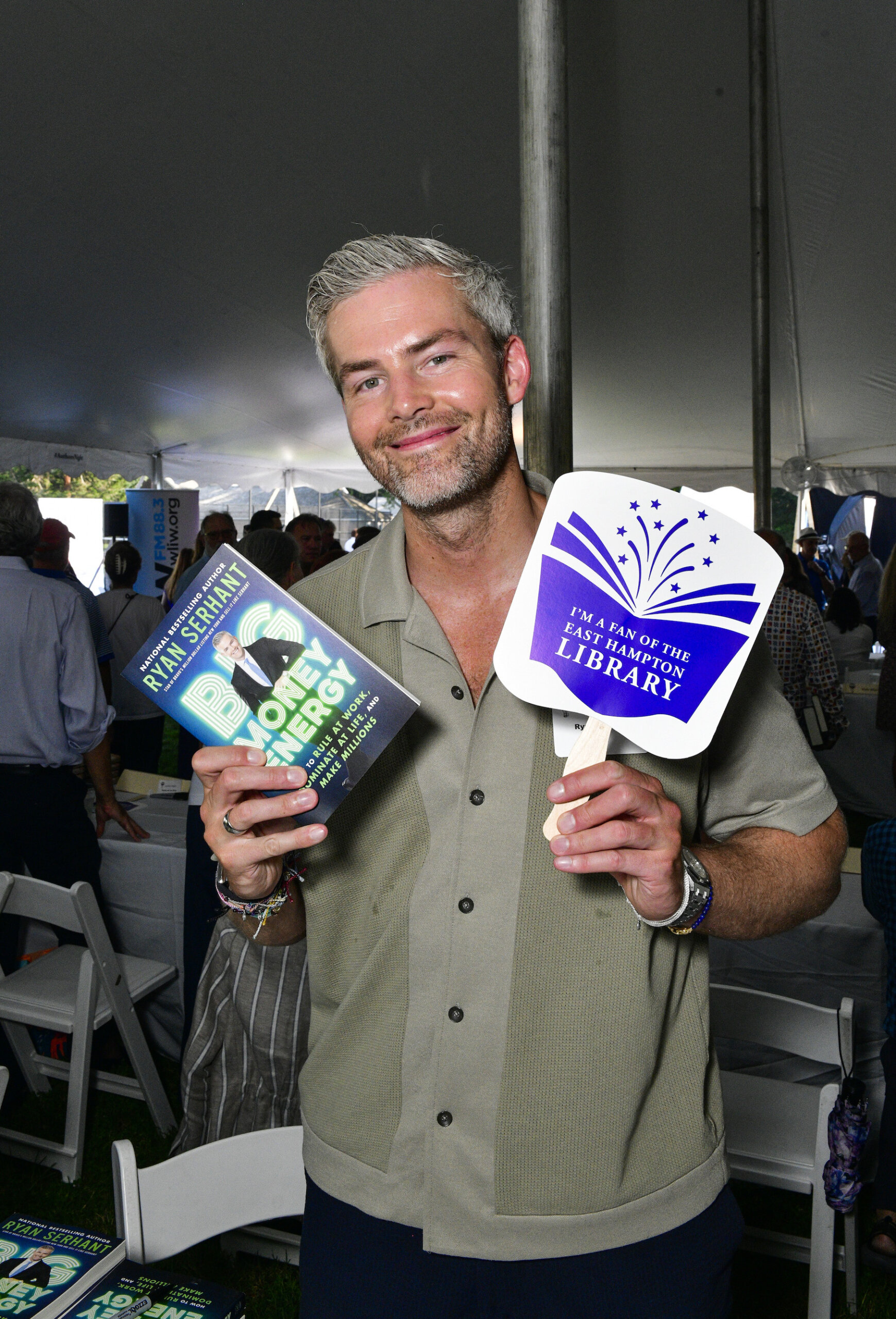 Ryan Serhant at East Hampton Library Authors Night 2023