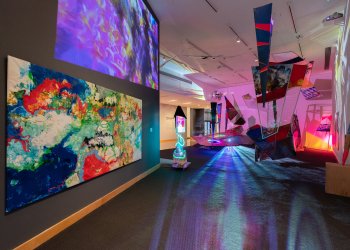 Sri Prabha at the Boca Raton Museum of Art