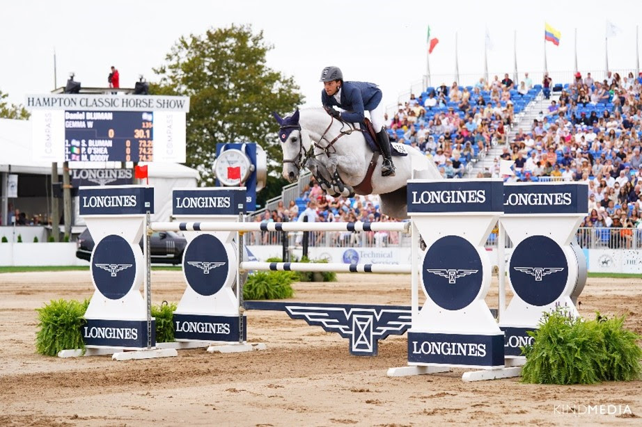 2021 Hampton Classic Grand Prix champions Daniel Bluman and Gemma W.