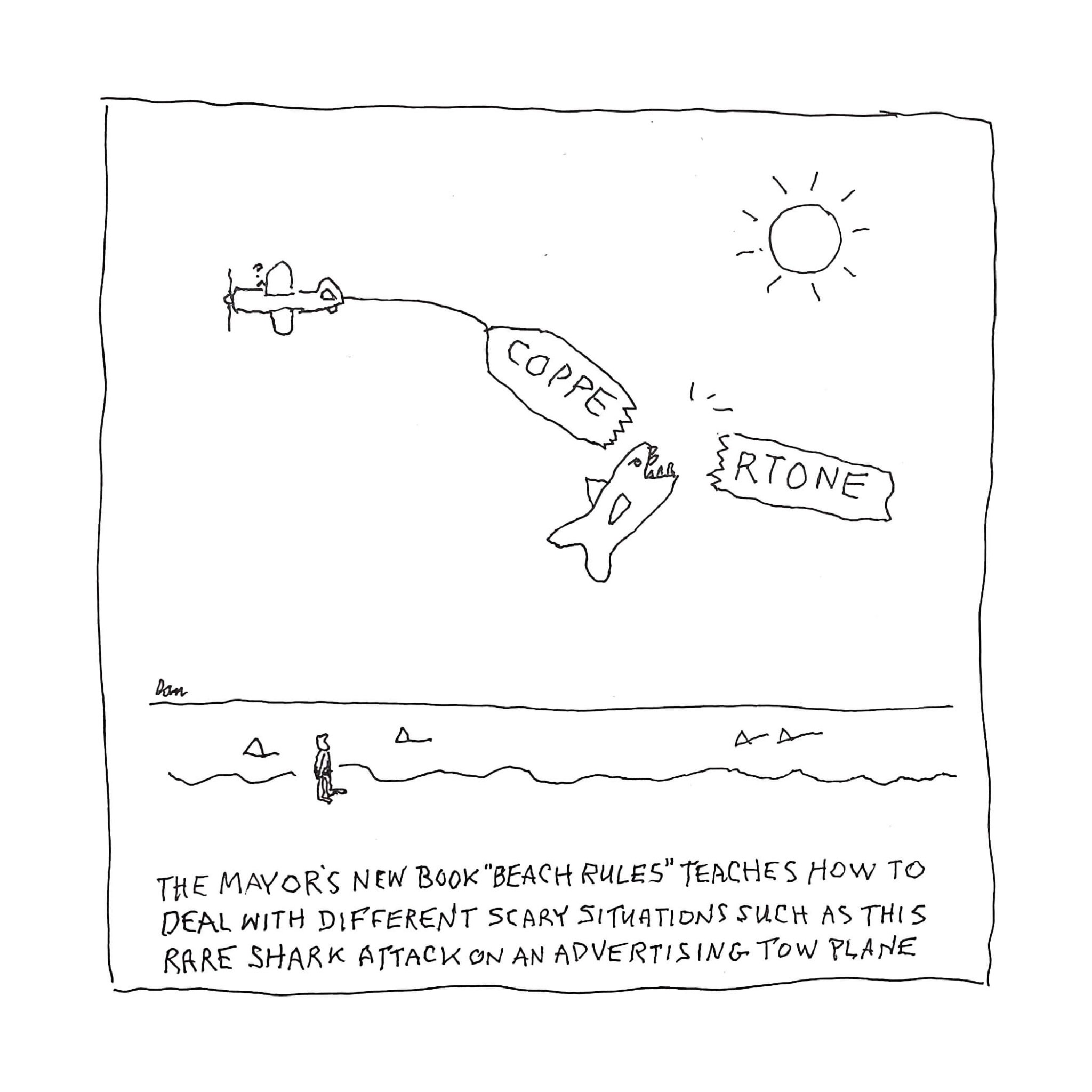 ocean rules Cartoon by Dan Rattiner