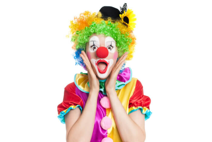 You kids can take a class in clowning this week.