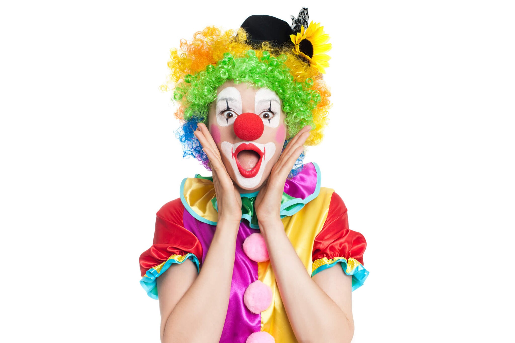 You kids can take a class in clowning this week.