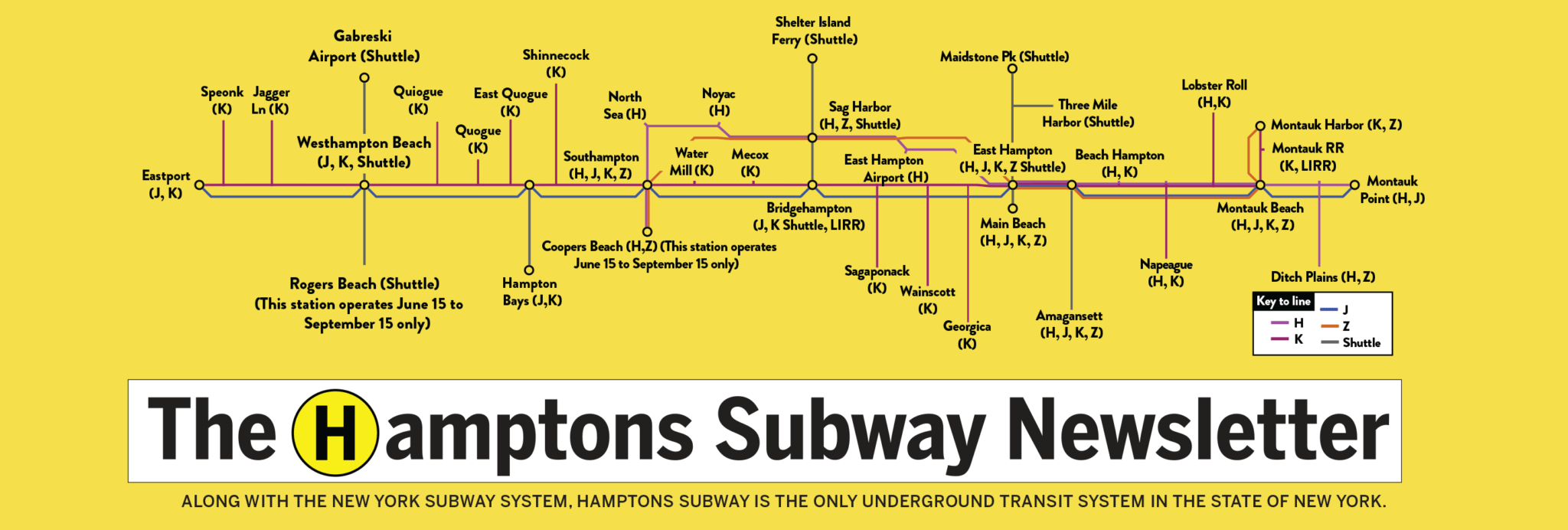 new hamptons subway map