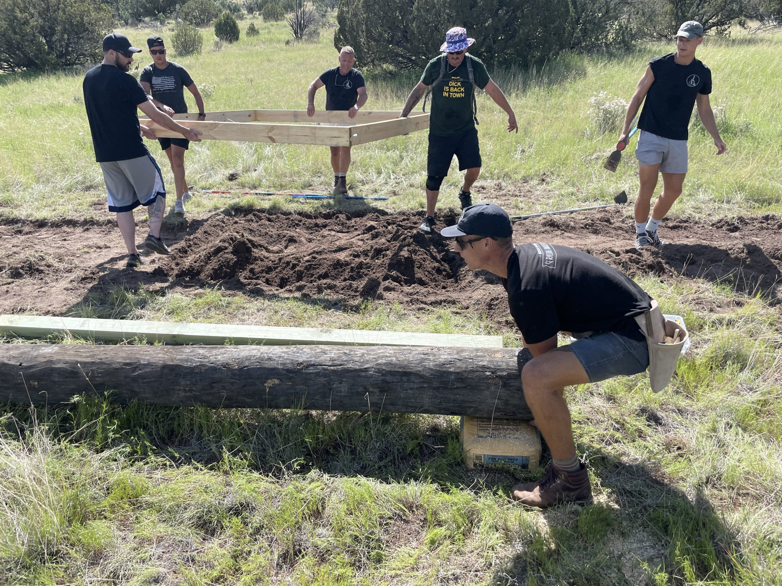 Dawgpatch Bandits helped build an outdoor gym at Strongpoint Theinert Ranch