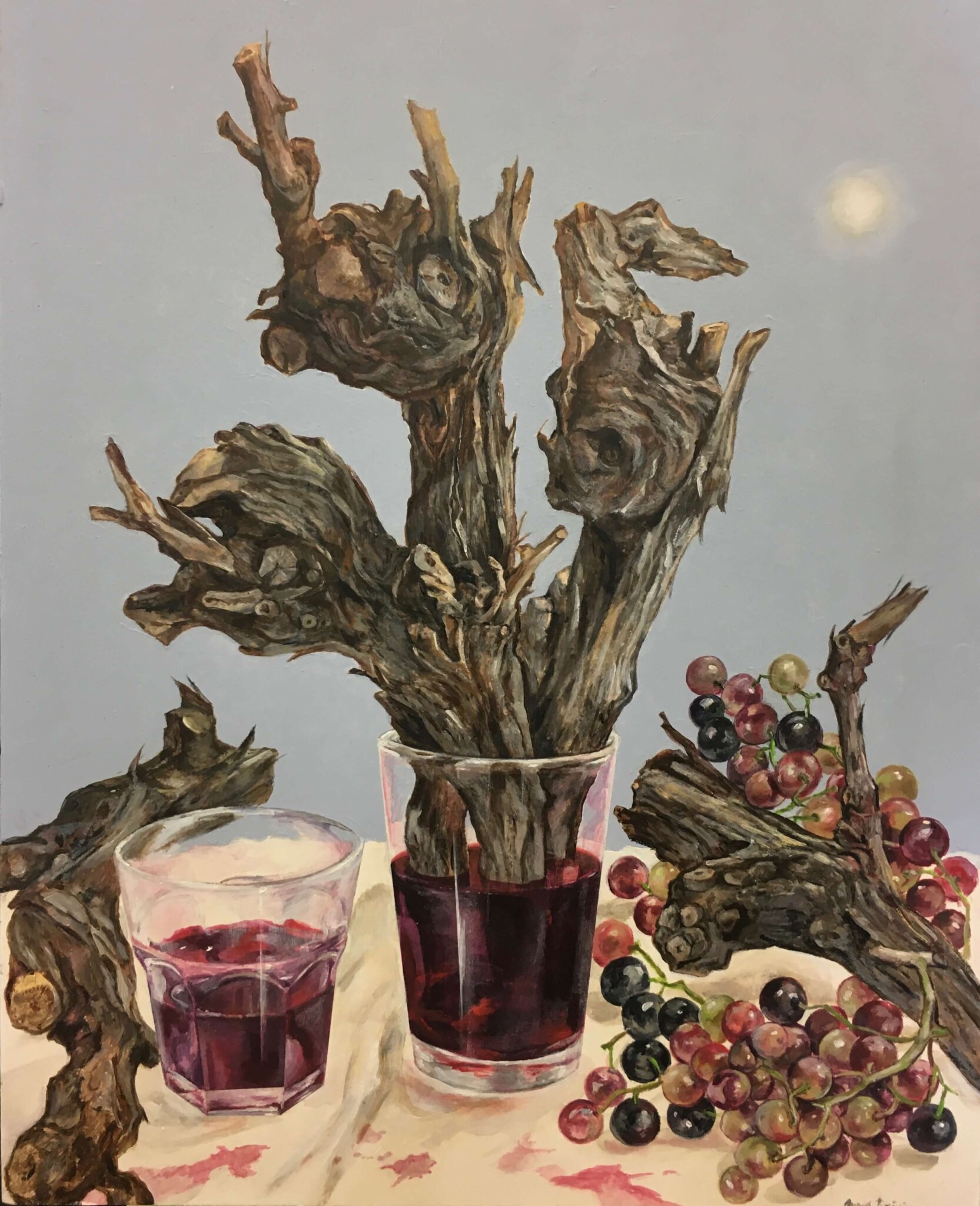 The "Arborescent II" national juried exhibition at Alex Ferrone Gallery has been extended, giving people more time to see stunning works like this painting by Anna Jurinich.