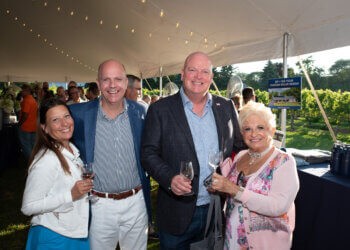 Kim and Dan Shaughnessy, Stan Glinka, Victoria Schneps at 50 Years of Wine Country