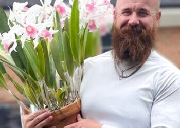 Mike Sands, president of the Tropical Orchid Society has joined the Mounts Botanical Grden Plant-a-Palooza Exotics & Orchids Sale