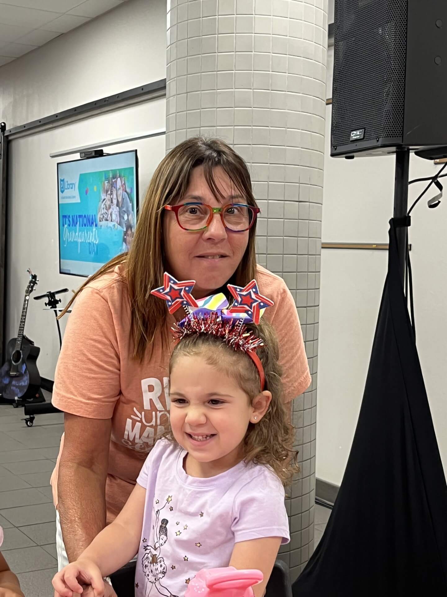 Robin Baratz and granddaughter Camilla Baratz for Grandparents Day