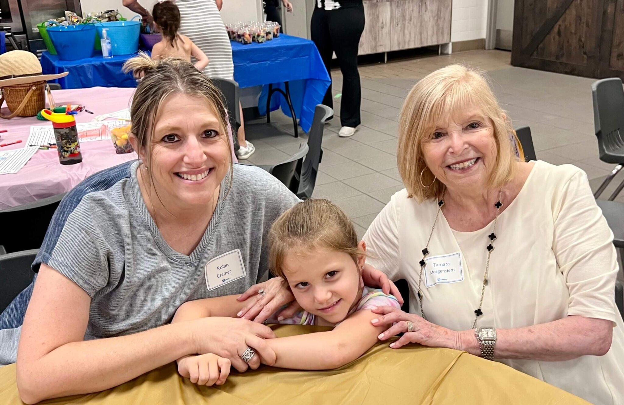 Robin Cremer, Alexandra Cremer, Grandma Tamara Morgenstern for Grandparents Day