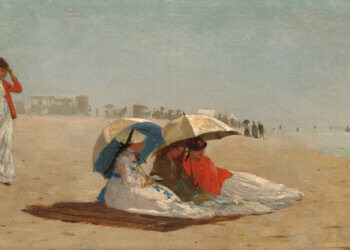 “East Hampton Beach,” Winslow Homer, 1874