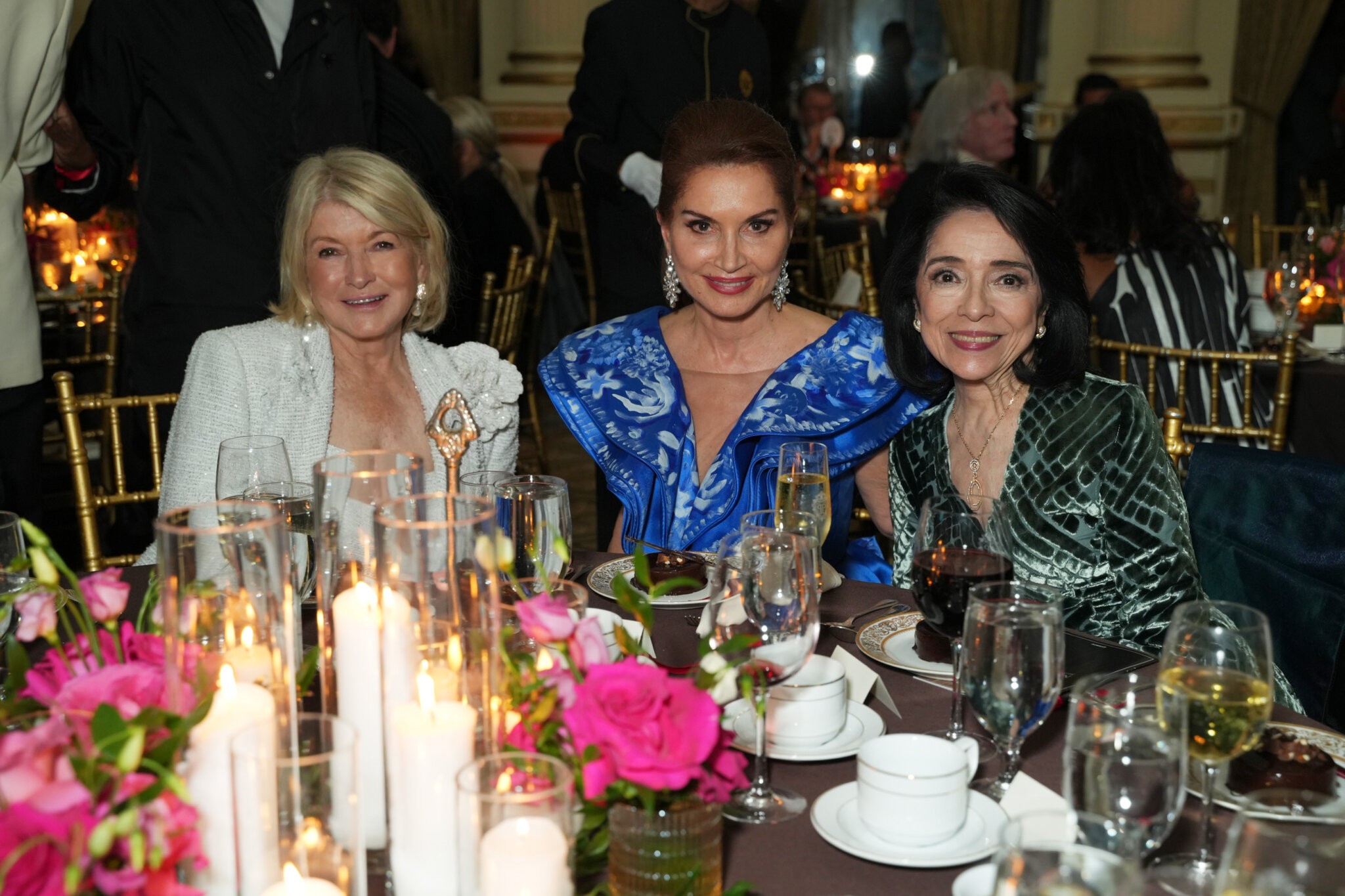 Martha Stewart, Jean Shafiroff and Dr. Joyce F. Brown attend Fashion Group International's 39th Annual Night of Stars 2023