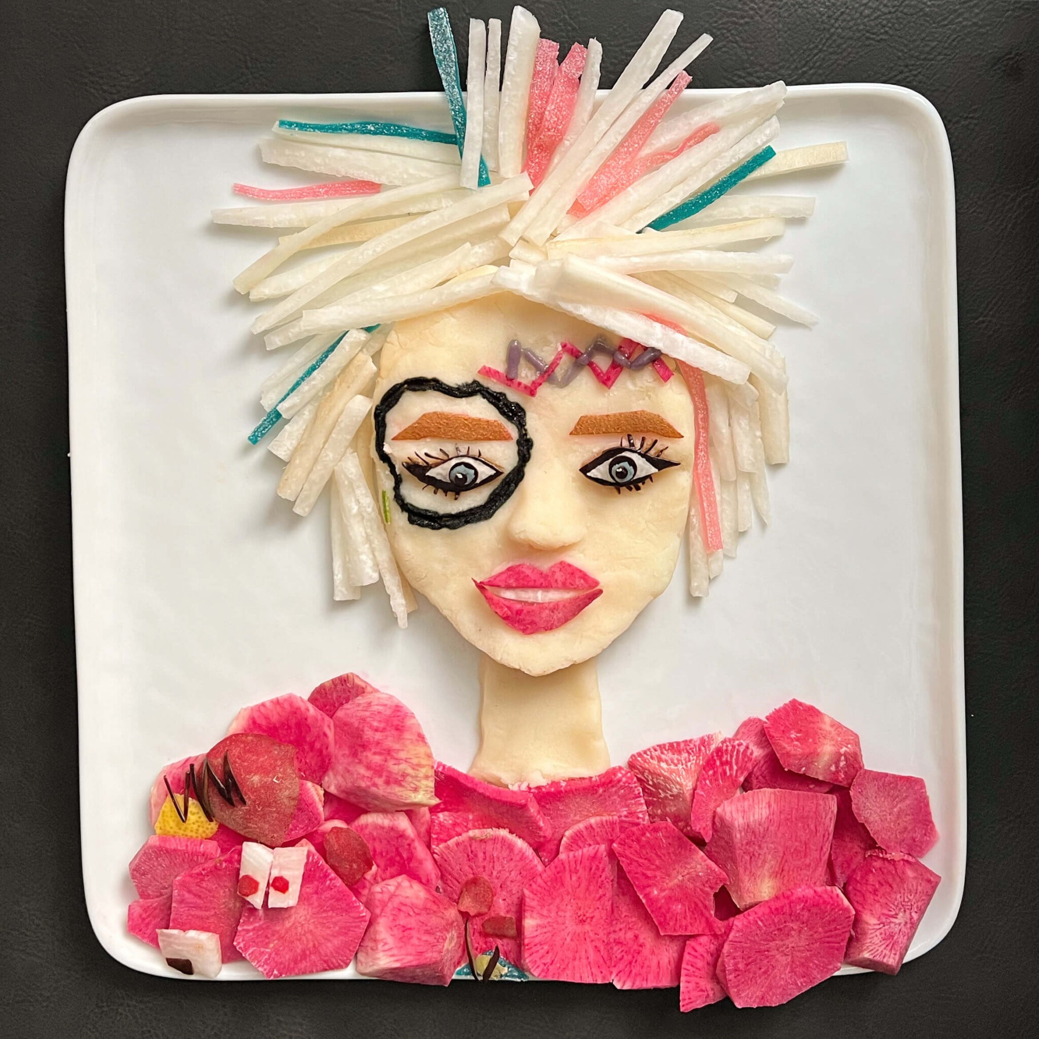 Weird Barbie food art by Harley Langberg