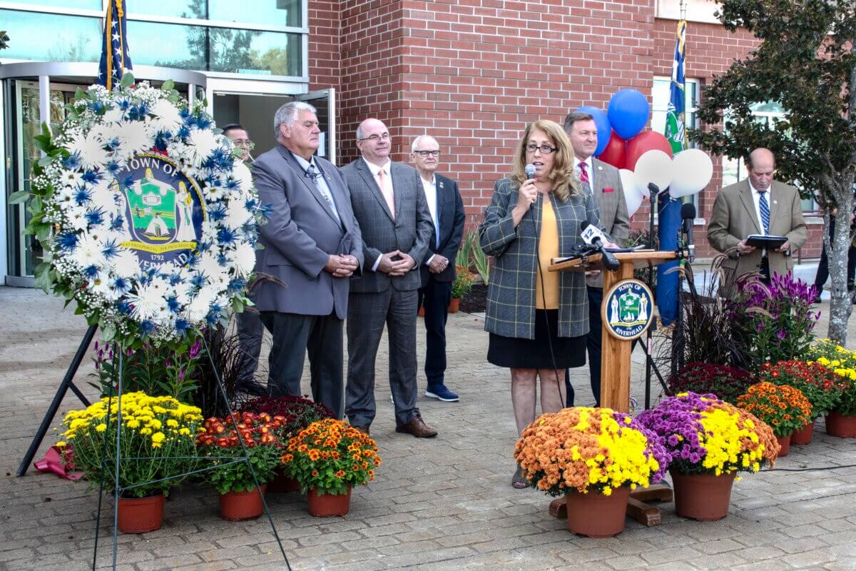 Board Members at the Riverhead Town Hall Ribbon Cutting