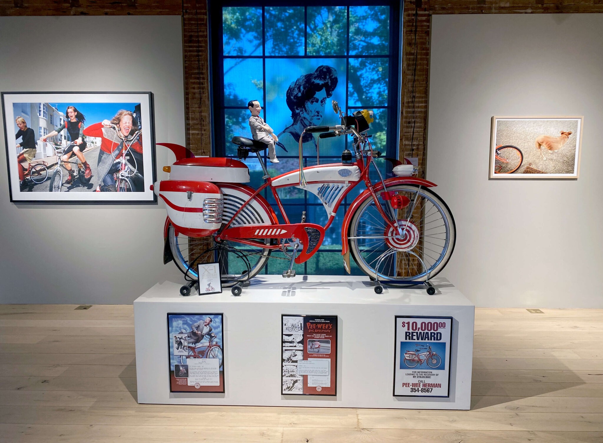 Pee-wee Herman's modified 1953 Schwinn DX Cruiser at The Church in Sag Harbor