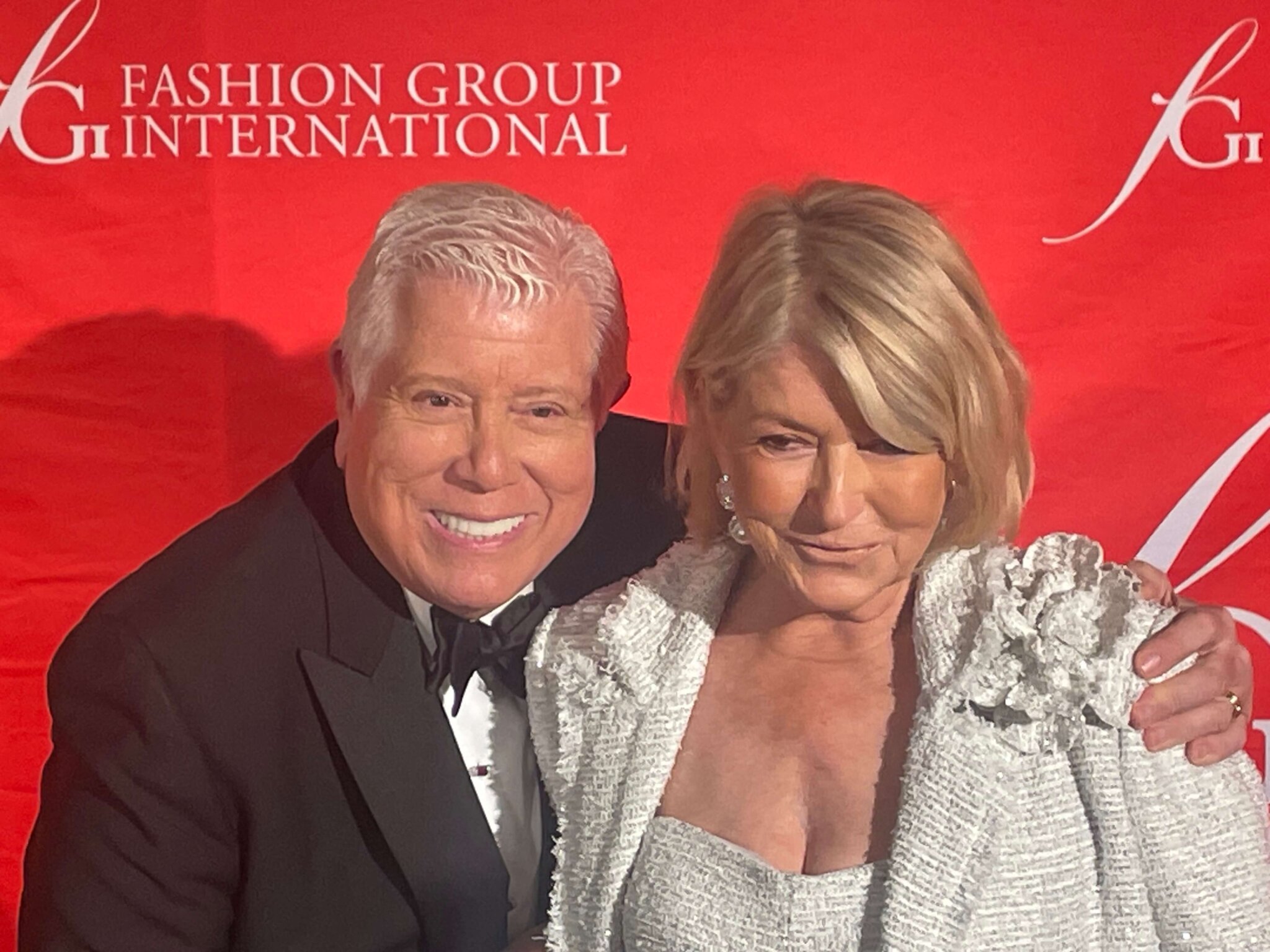 Dennis Basso and Martha Stewart at the 2023 Fashion Group International's Night of Stars in NYC