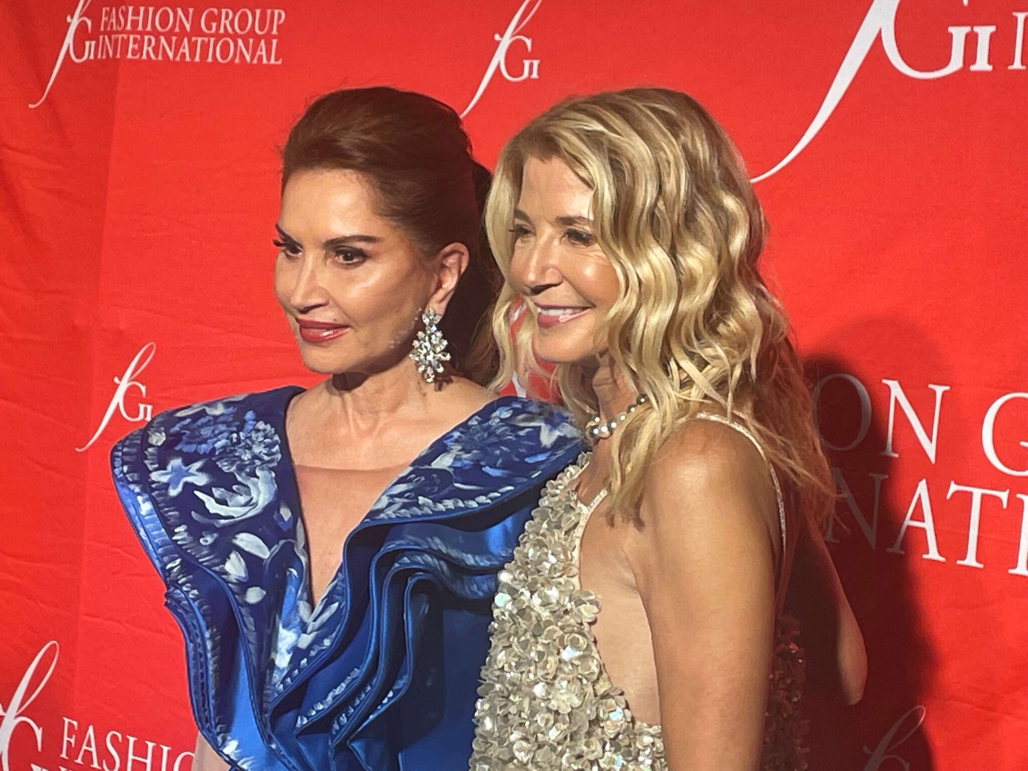 Jean Shafiroff and Candace Bushnell at the 2023 Fashion Group International's Night of Stars in NYC