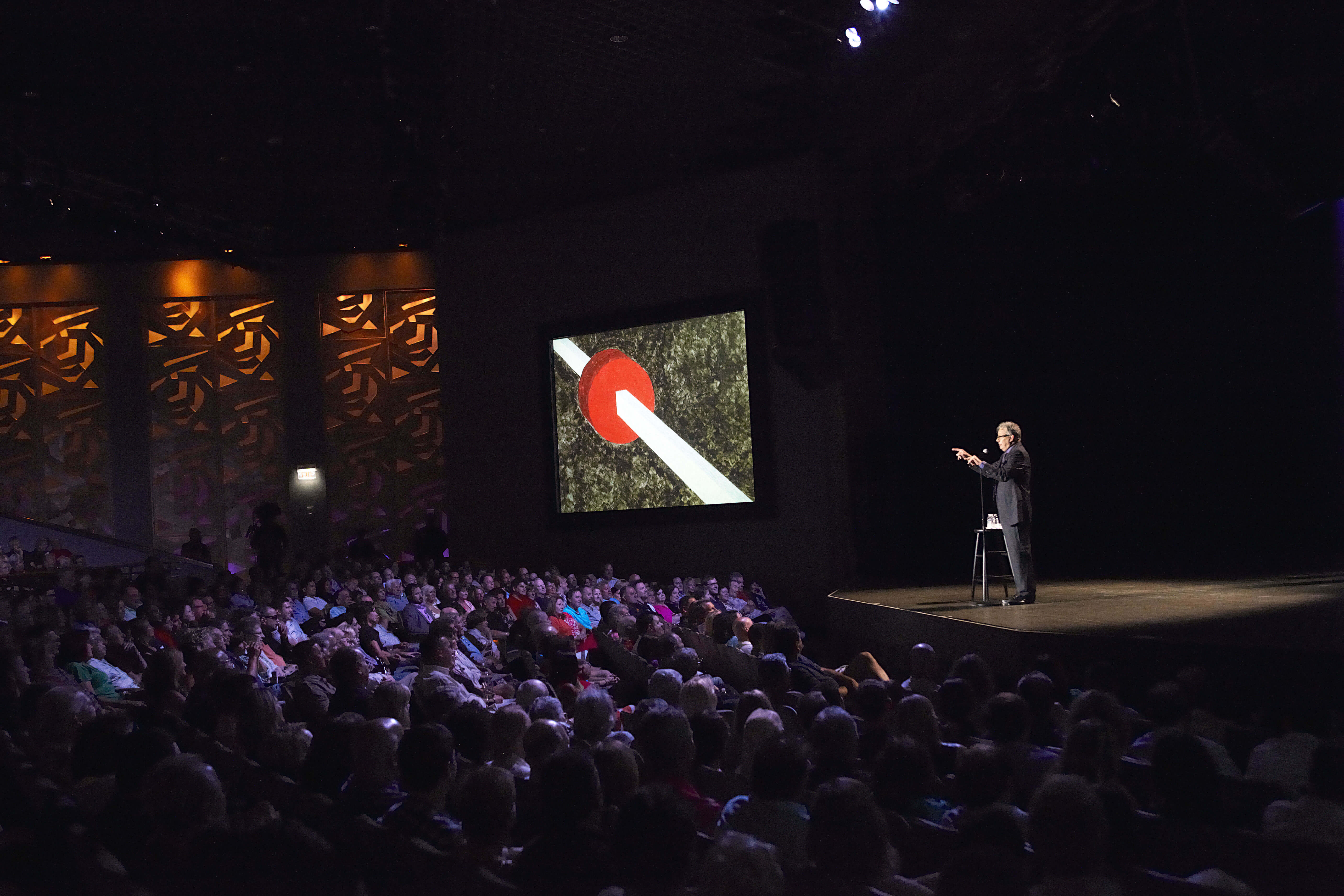 Lewis Black performing live