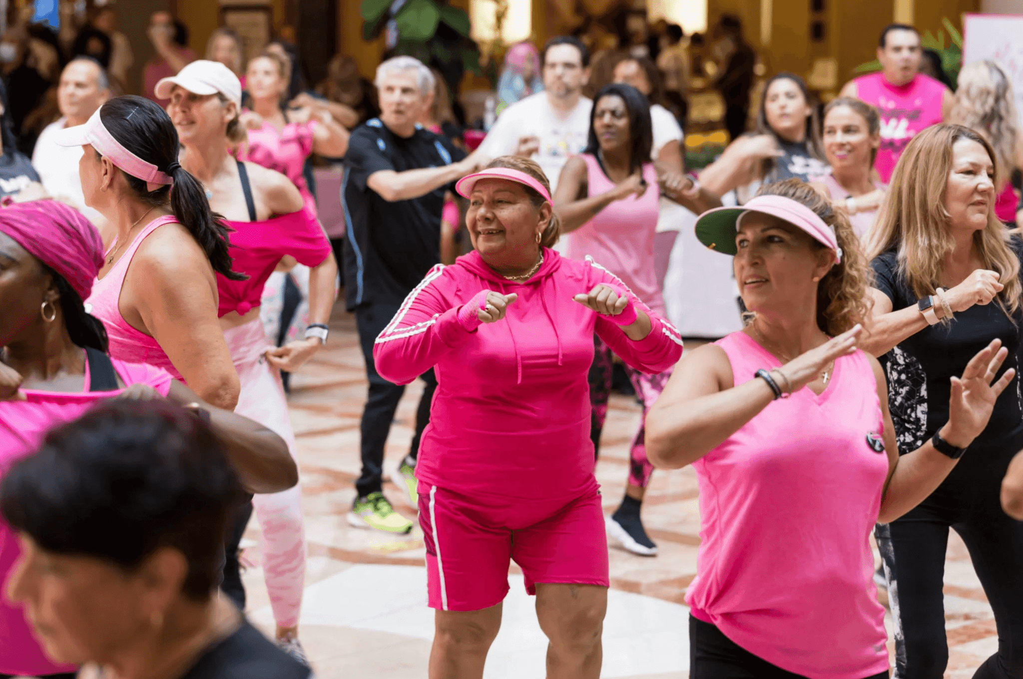 The Pink Party and Zumba Dance Party at The Mall at Wellington Green