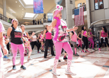 The Pink Party and Zumba Dance Party at The Mall at Wellington Green