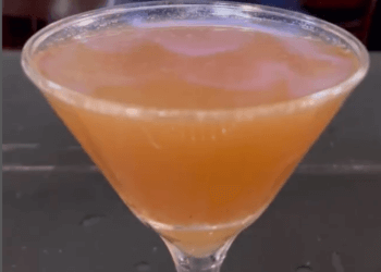 Cinderella's Chariot, a fiery, Halloween-ready cocktail from Cove Hollow Tavern