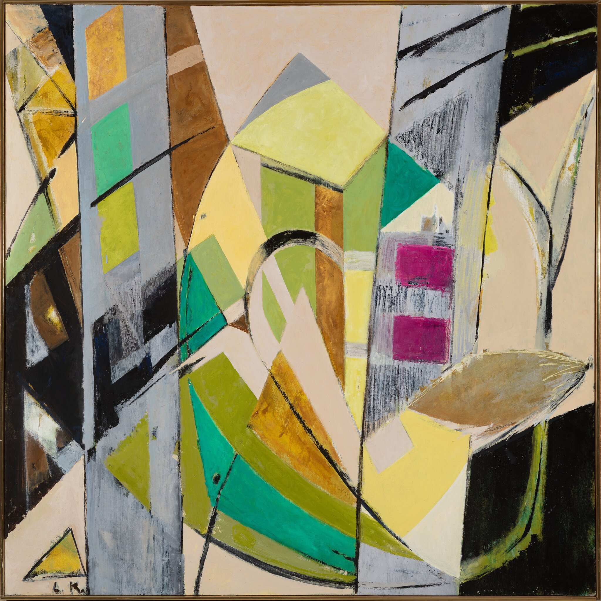 Lee Krasner's "Offbeat" (1956, oil on canvas) - Abstract Expressionism