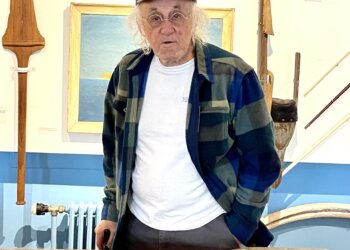 East Hampton Historian Hugh King at Amagansett's Maritime Heritage Day