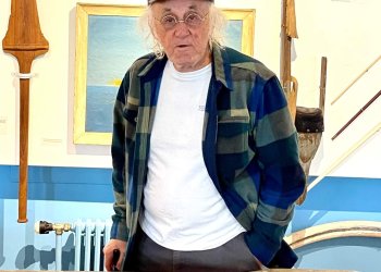 East Hampton Historian Hugh King at Amagansett's Maritime Heritage Day