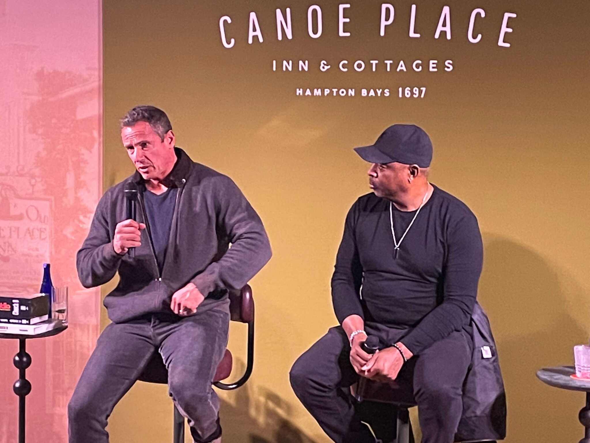 Chris Cuomo and Chuck D at Canoe Place