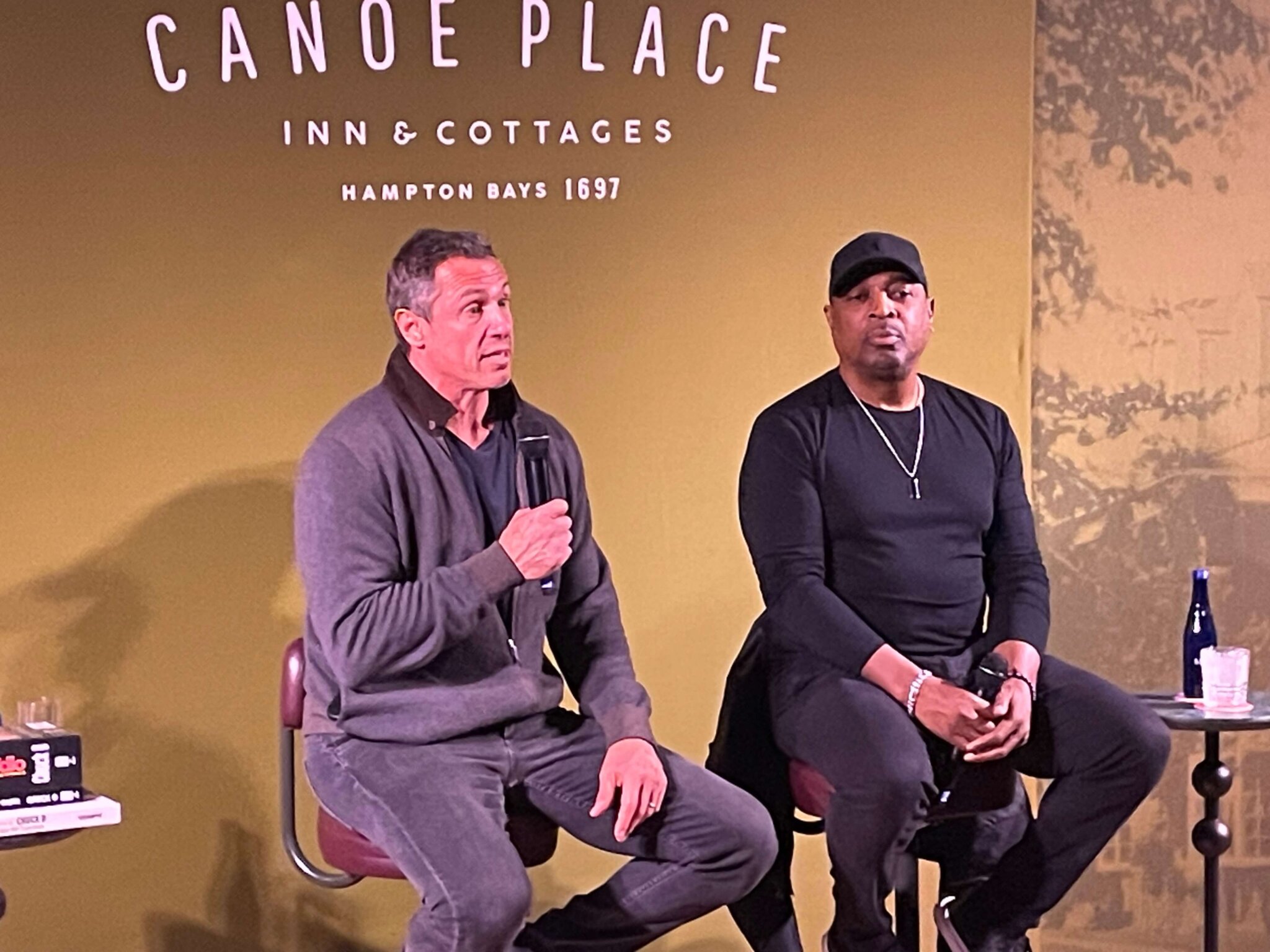 Chris Cuomo and Chuck D at Canoe Place