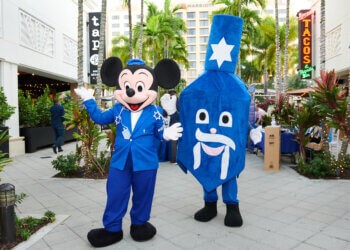 Chanukah Mickey Mouse and dreidel will join the Community-wide Chanukah Celebration in Boca