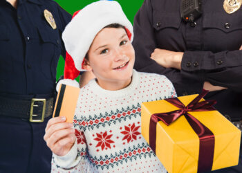 Palm Beach police are giving gifts to local kids in need