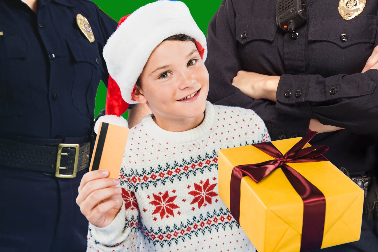 Palm Beach police are giving gifts to local kids in need