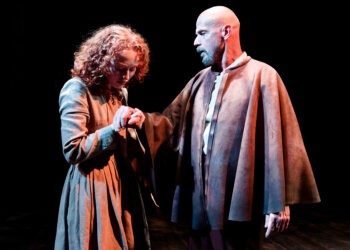 Kate Fitzgerald and Joe Pallister as Abigail Williams and John Proctor in 