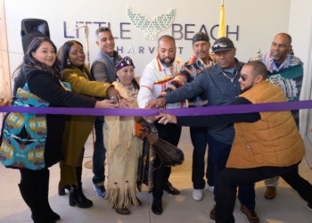 Ribbon Cutting at Little Beach Harvest Dispensary Grand Opening